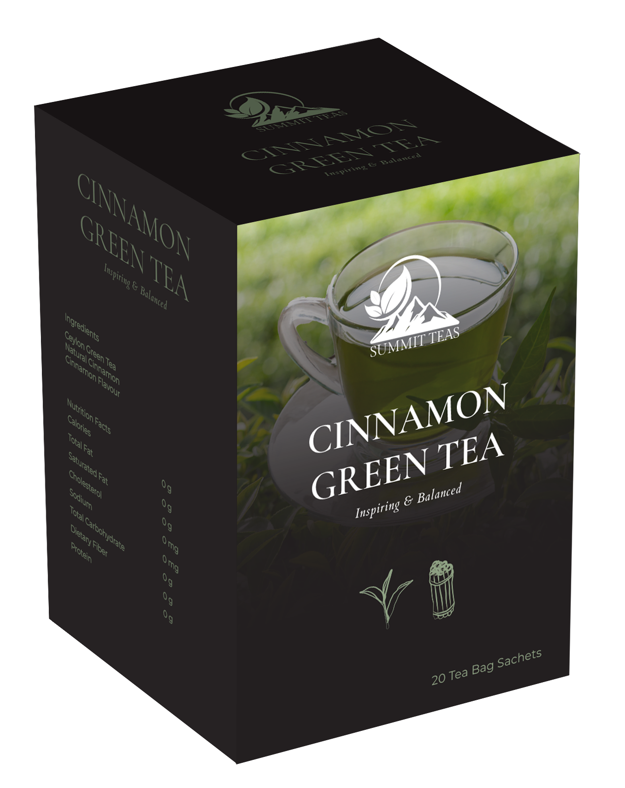 Cinnamon Green Tea - 25 Tea Bags